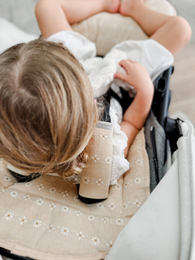 NEW Pram Liner - Embroidered Florals