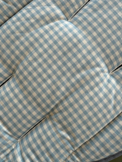 NEW Pram Liner - Blue Gingham (Pre-order June)