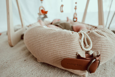Baby Nest - Knitted Taupe - Audrey & Me