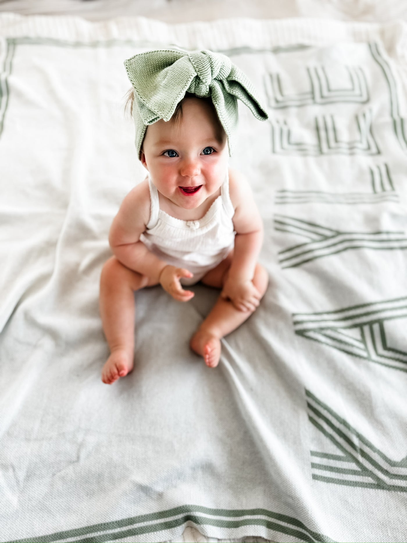 Personalised Name in Lines Blanket - Audrey & Me
