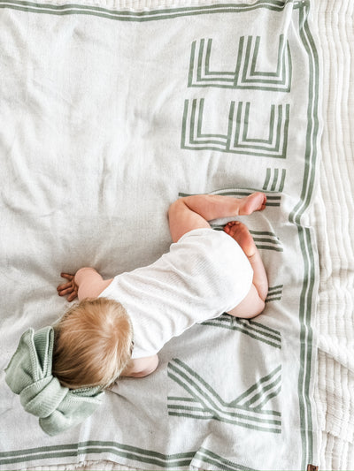 Personalised Name in Lines Blanket - Audrey & Me