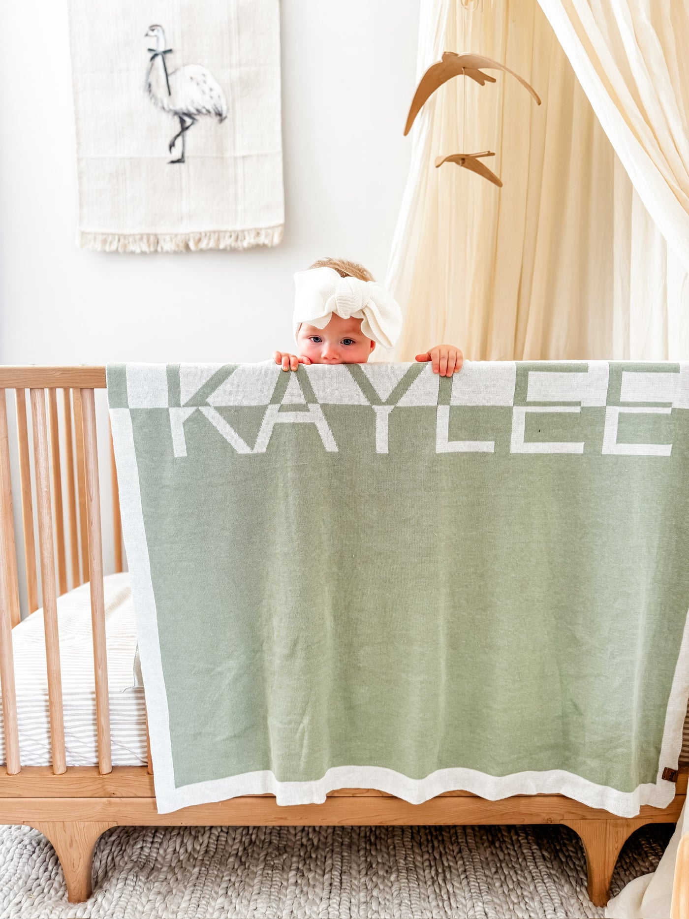 Personalised Mirrored Blanket - Audrey & Me