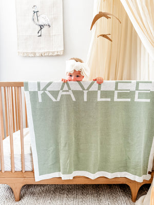 Personalised Mirrored Blanket - Audrey & Me