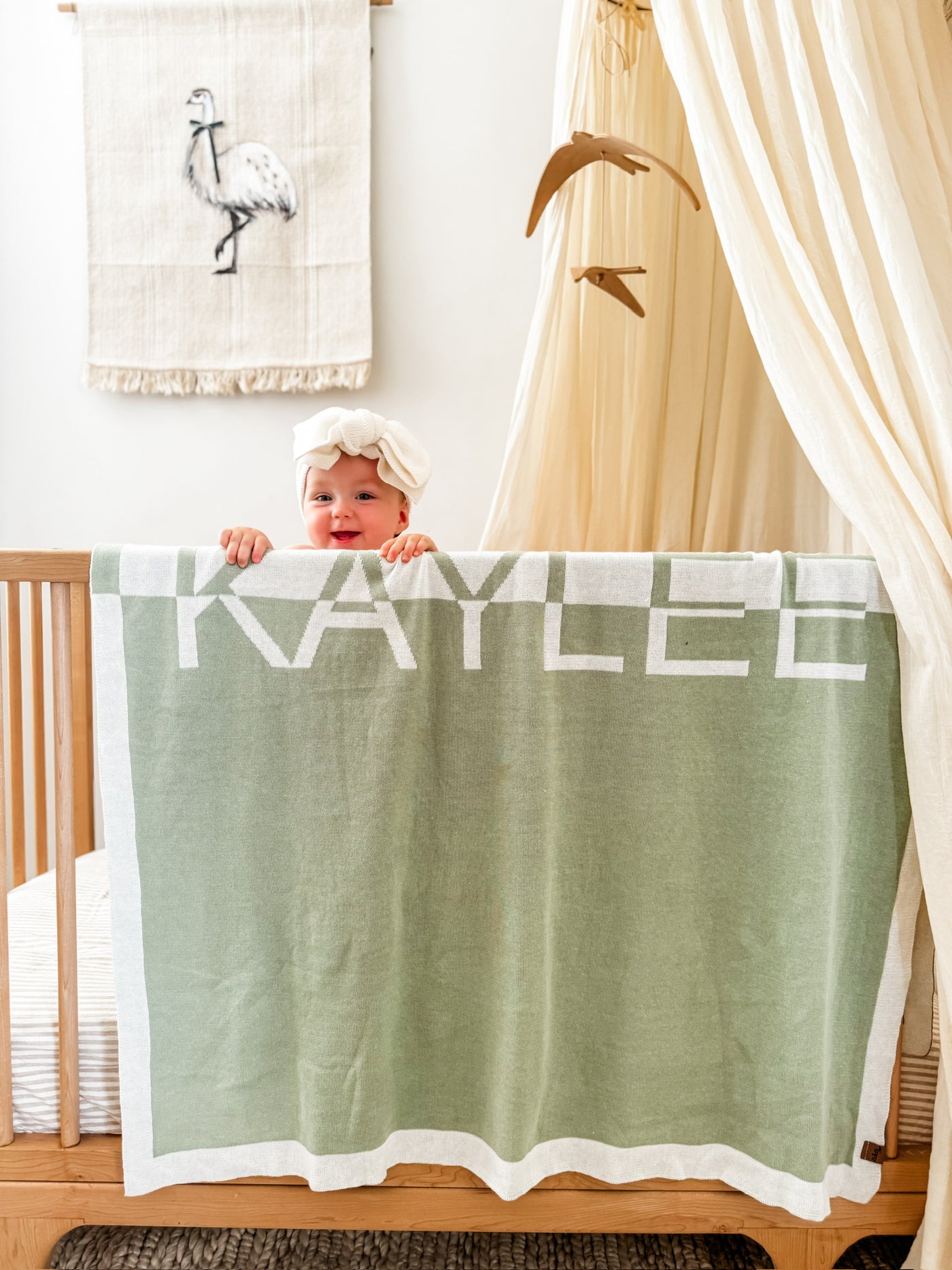Personalised Mirrored Blanket - Audrey & Me