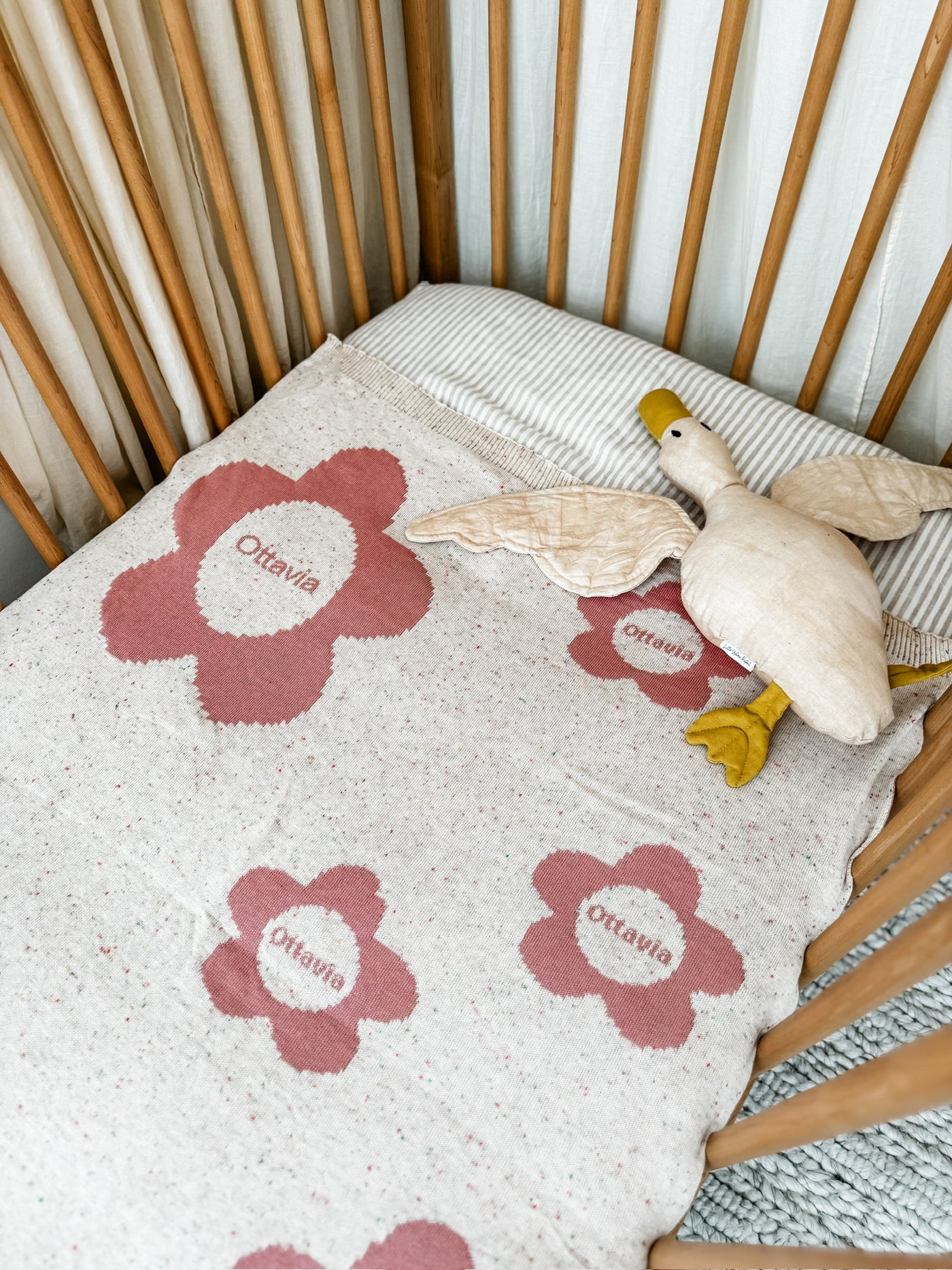 Personalised Daisy Blanket - Audrey & Me