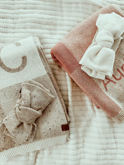 Personalised Gingham Blanket - Audrey & Me