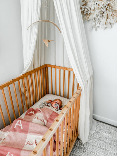 Personalised Gingham Blanket - Audrey & Me