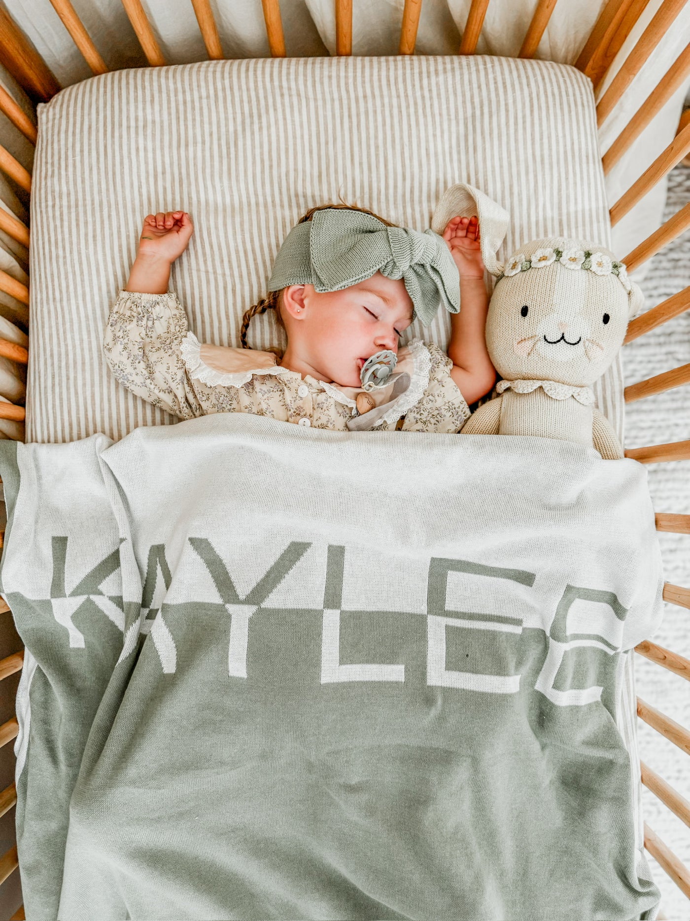 Personalised Mirrored Blanket - Audrey & Me