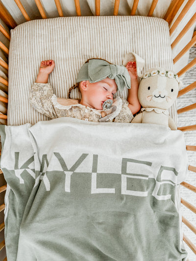 Personalised Mirrored Blanket - Audrey & Me
