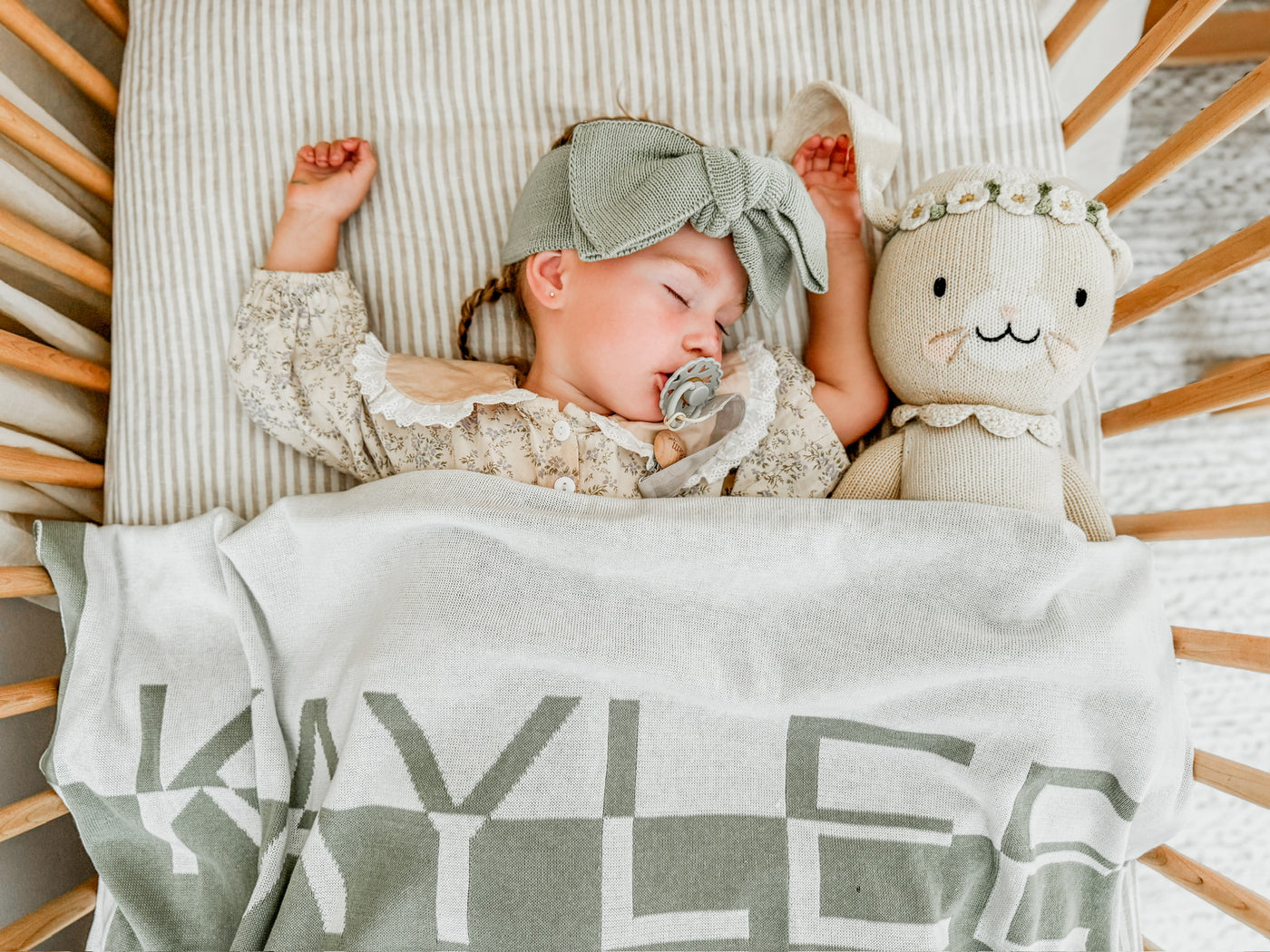 Personalised Mirrored Blanket - Audrey & Me