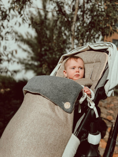 Pram liner - Cashmere Wool (Must be selected as a main design, not as the reverse side) (Pre-order late July)