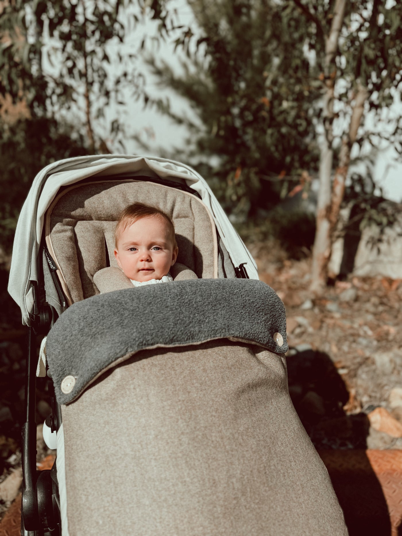 Pram liner - Cashmere Wool (Must be selected as a main design, not as the reverse side) (Pre-order late July)