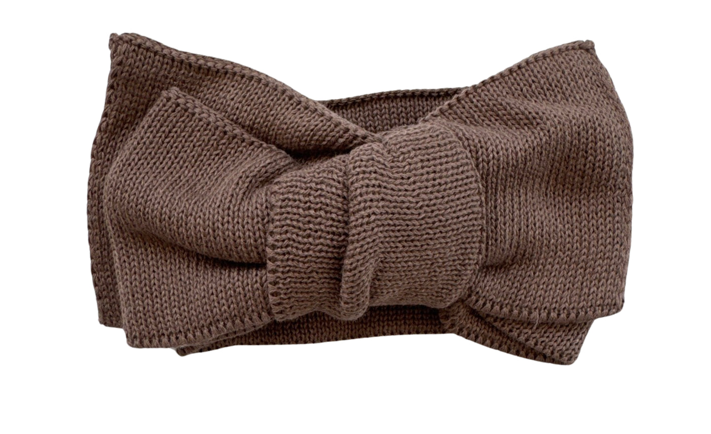 Organic Cotton Knit Bow - Audrey & Me