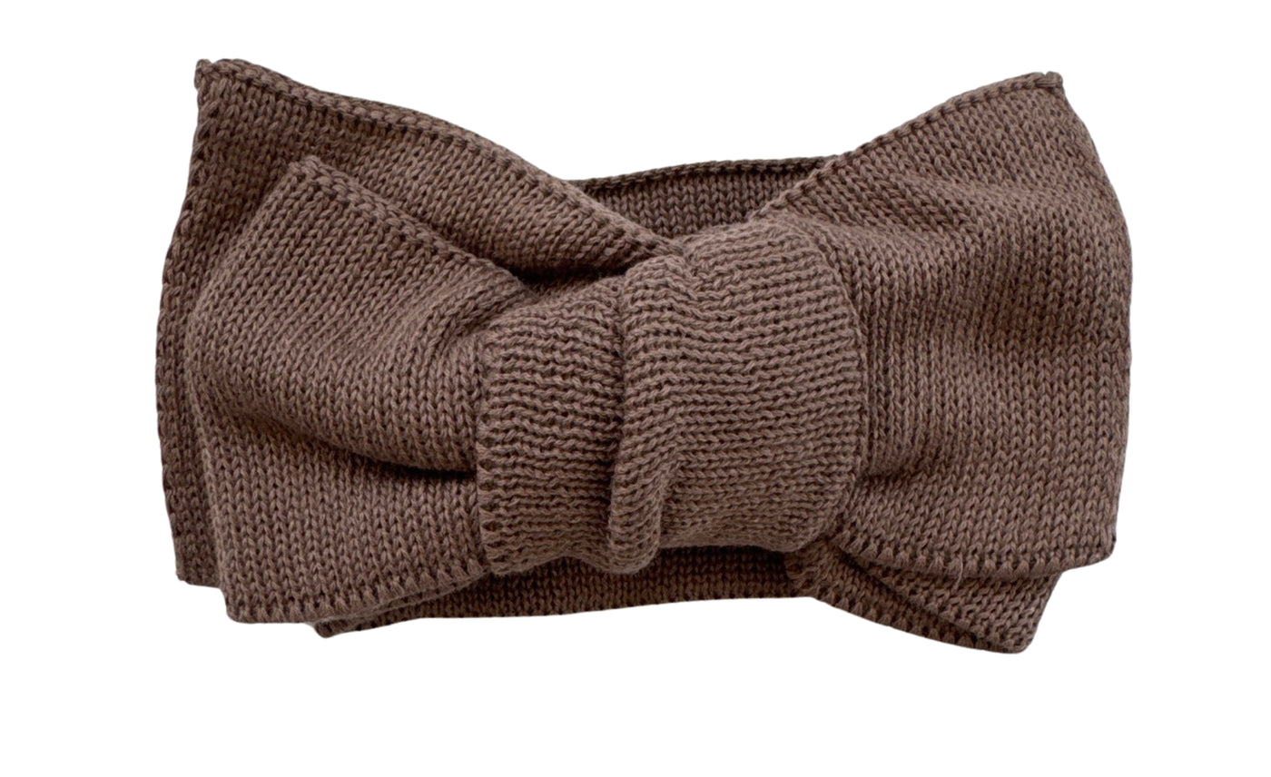 Organic Cotton Knit Bow