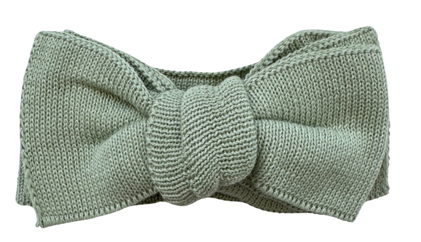 Organic Cotton Knit Bow - Audrey & Me