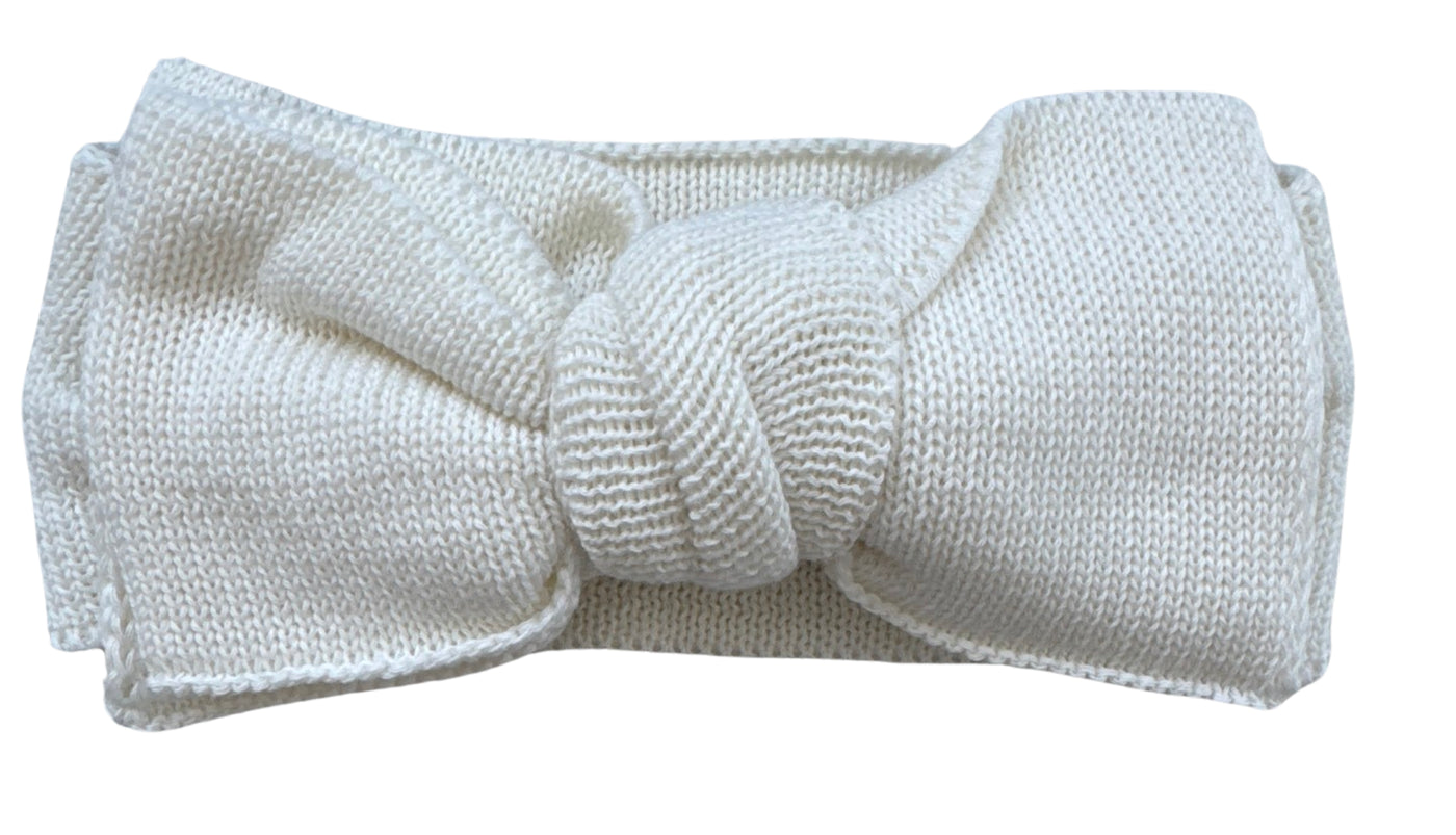 Organic Cotton Knit Bow - Audrey & Me