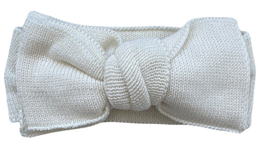 Organic Cotton Knit Bow - Audrey & Me