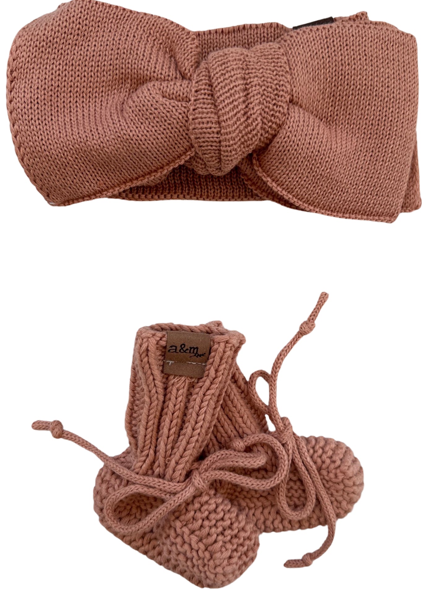 Organic Cotton Bow & Bootie Sets - Audrey & Me
