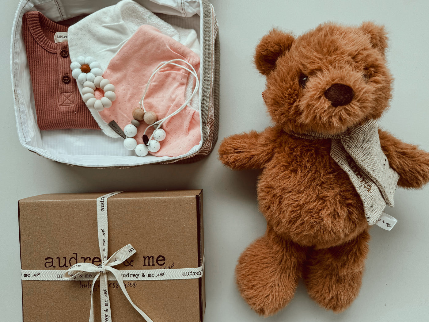 Classic Teddy Baby Gift Box - Girl