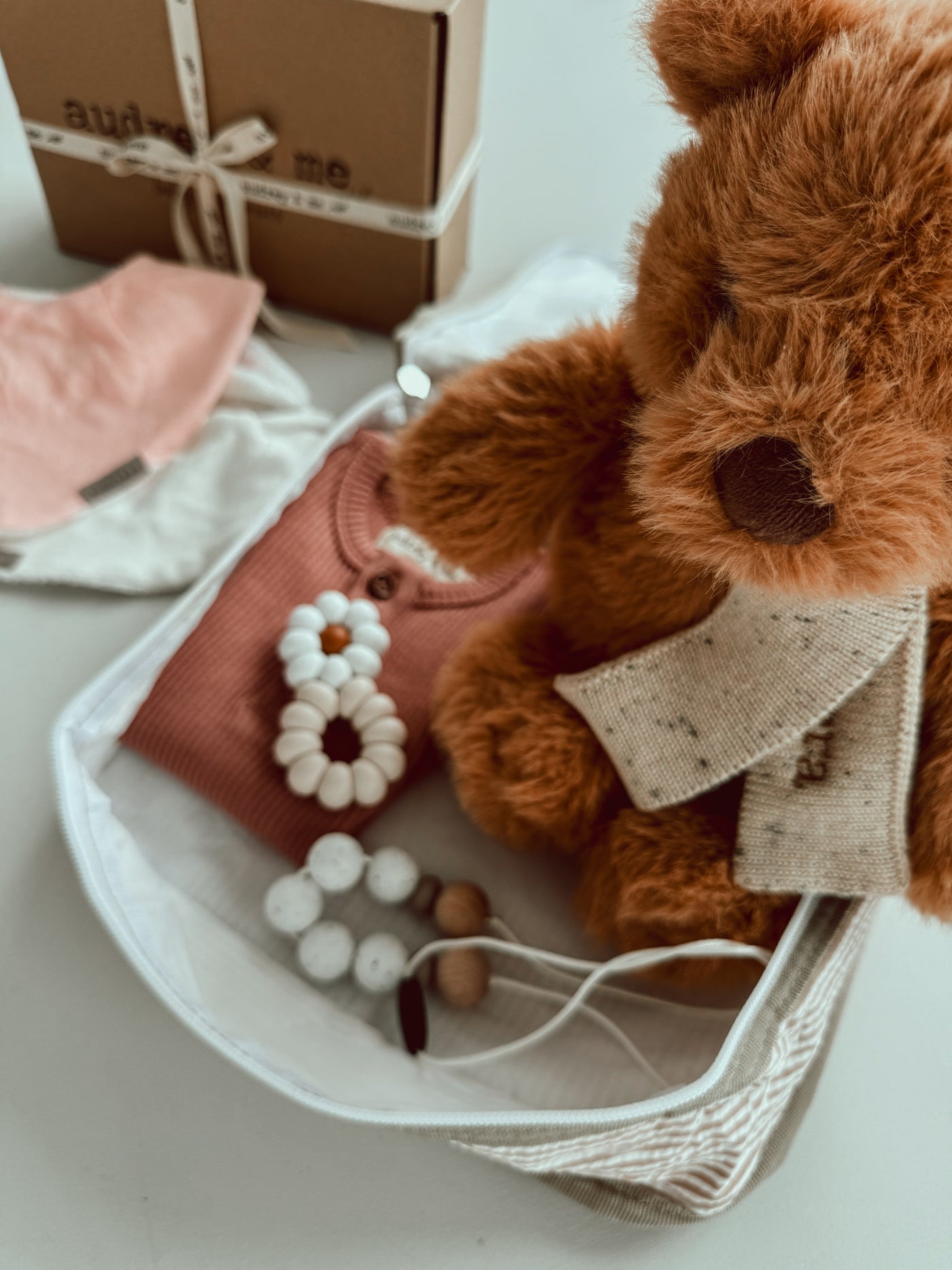 Classic Teddy Baby Gift Box - Girl