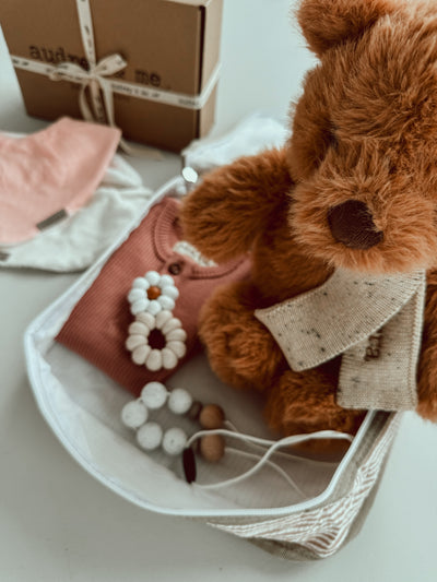Classic Teddy Baby Gift Box - Girl