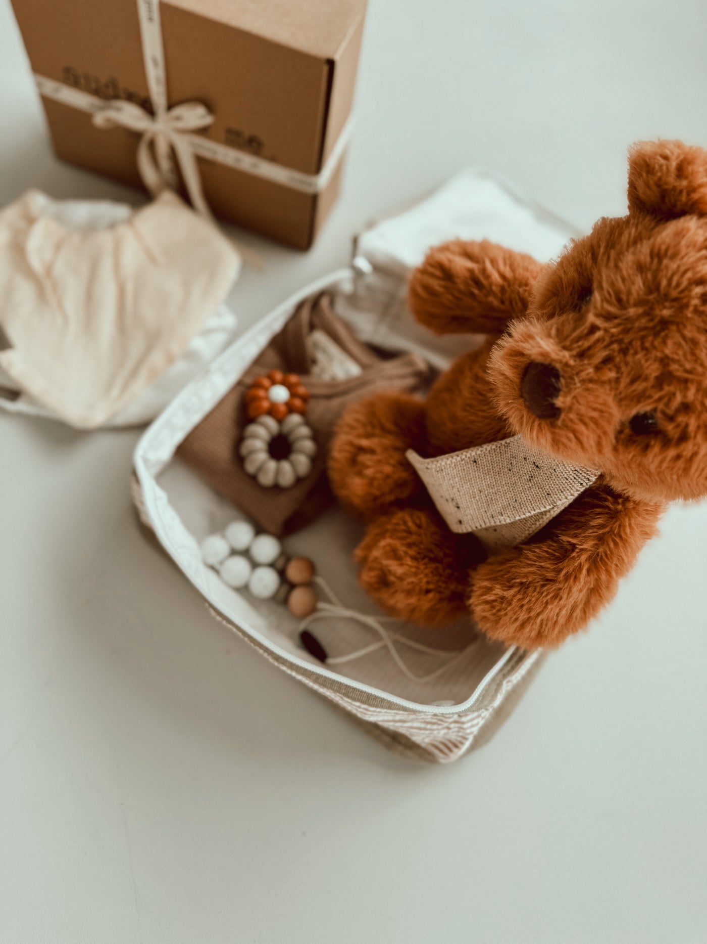 Classic Teddy Baby Gift Box - Neutral