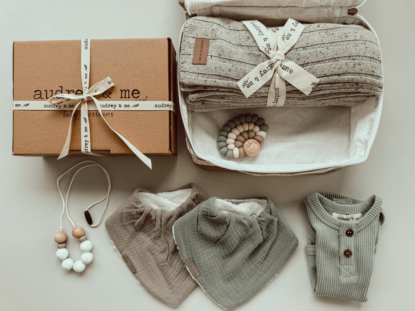 Personalised Baby Gift Box - Knit Blanket - Boy