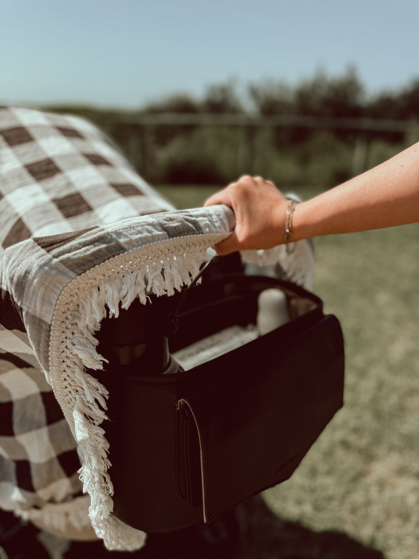 The Adapt Pram Caddy - Black