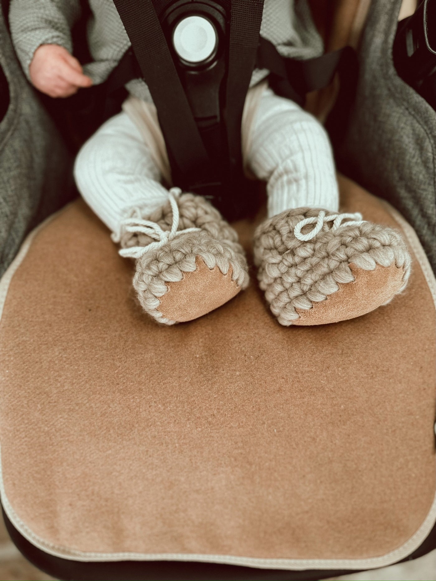 Bouclé or Cashmere Wool Foot Muff - Audrey & Me