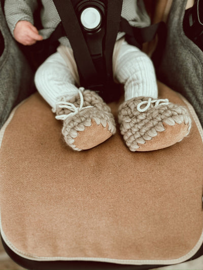 Bouclé or Cashmere Wool Foot Muff - Audrey & Me