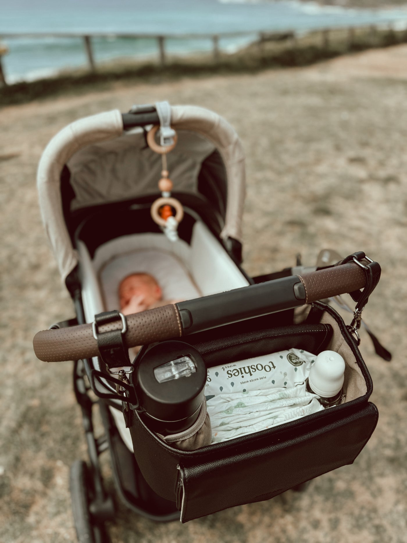 The Adapt Pram Caddy - Black