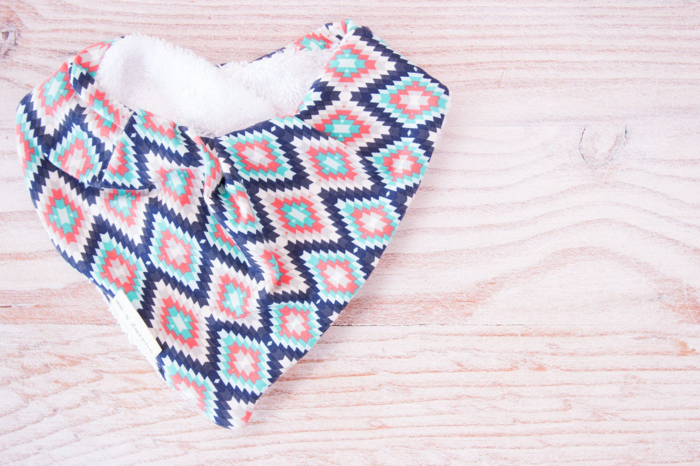 Bandana Bib - Colourful Aztec - Audrey & Me