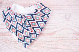 Bandana Bib - Colourful Aztec - Audrey & Me