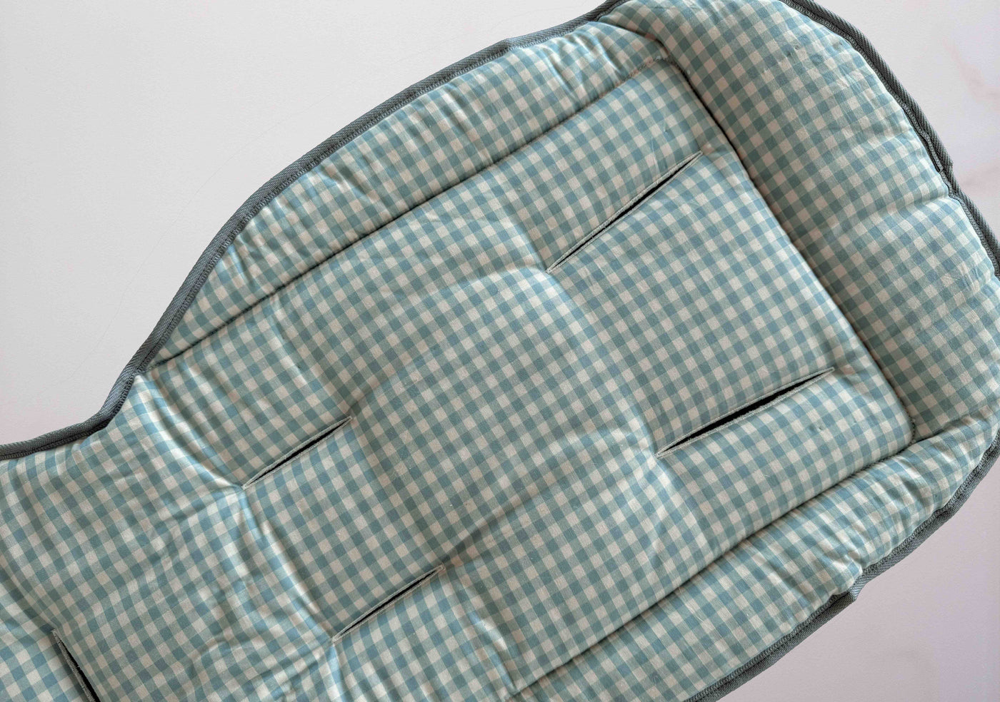 NEW Pram Liner - Blue Gingham (Pre-order June)
