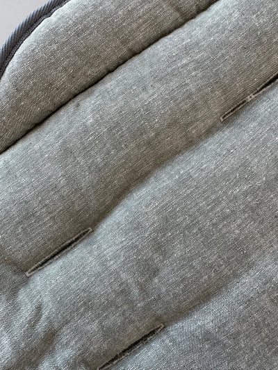 Pram Liner - Soft Sage Linen - Audrey & Me