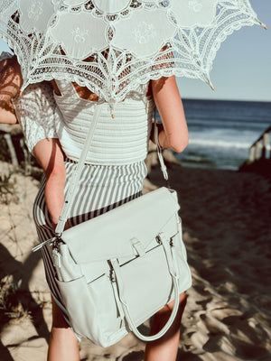 The Adapt Nappy Bag - Cloud - Audrey & Me