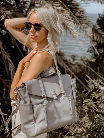 The Adapt Nappy Bag - Grey - Audrey & Me