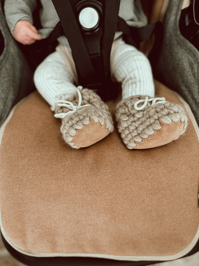 Pram liner - Cashmere Wool (Must be selected as a main design, not as the reverse side) - Audrey & Me