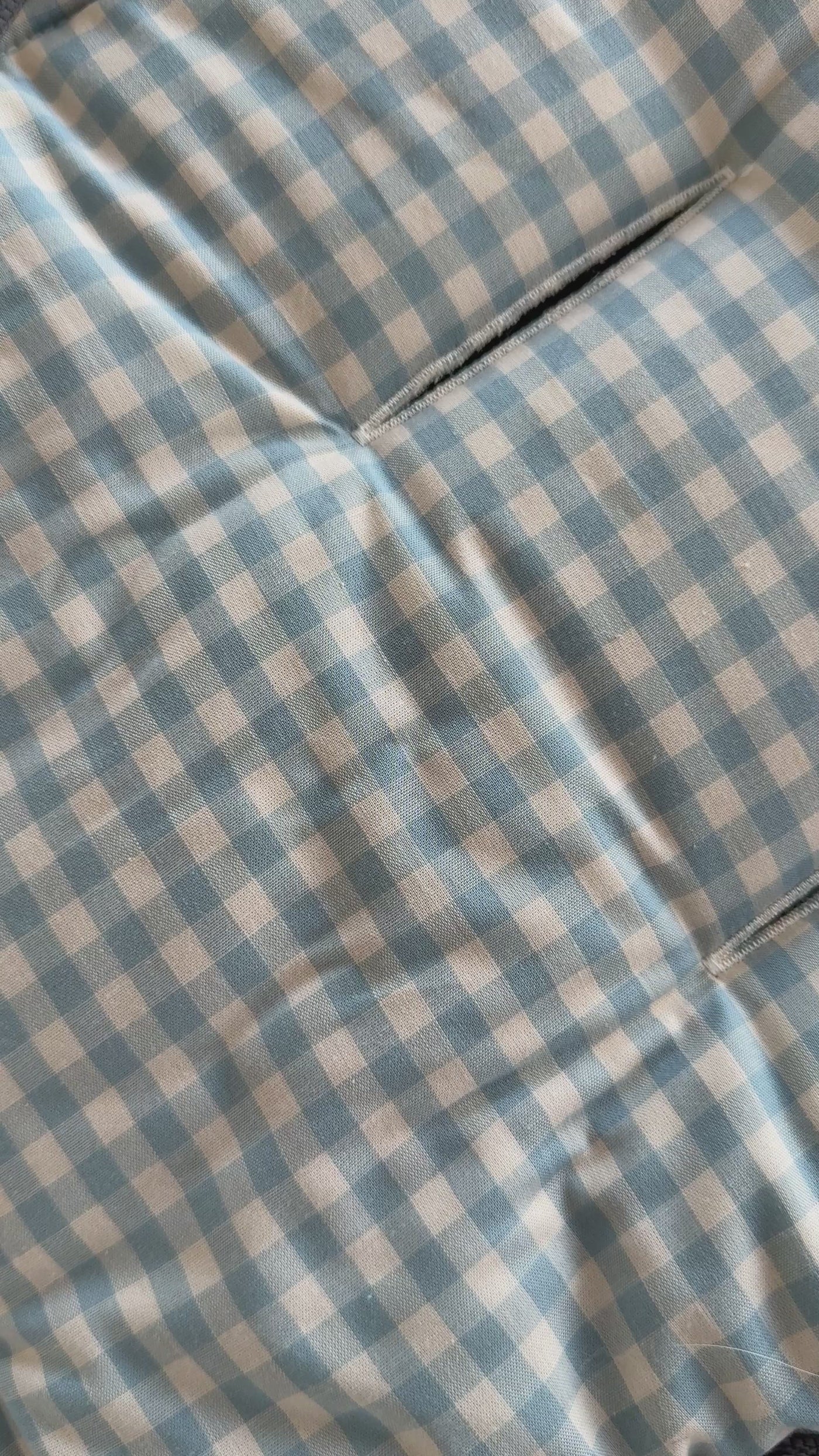NEW Pram Liner - Blue Gingham (Pre-order June)