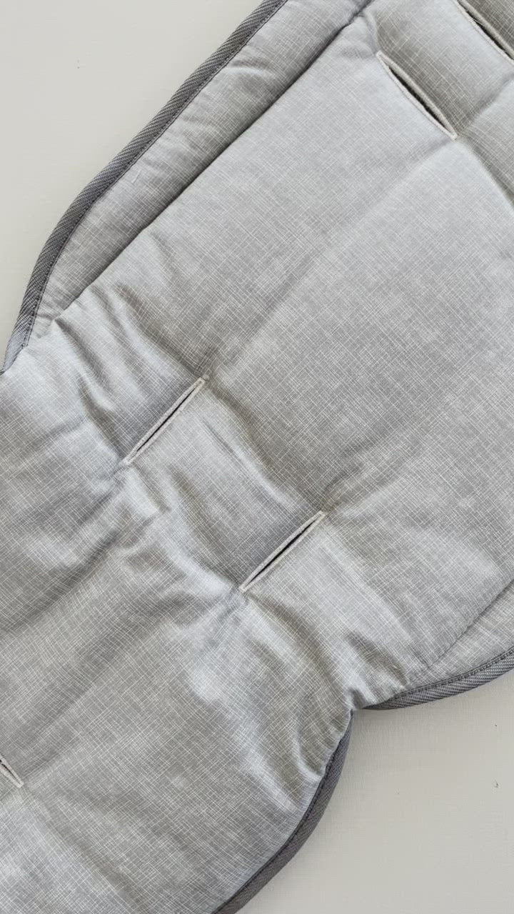Pram Liner Grey Melange Audrey Me