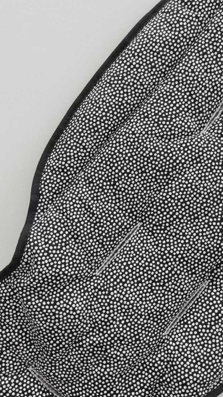 Pram Liner - Black Pebbles
