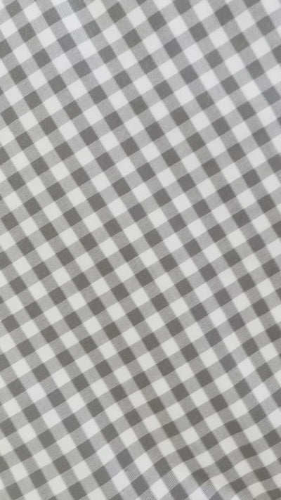Pram Liner - Stone Gingham