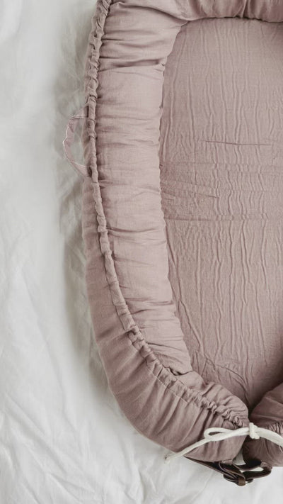 Baby Nest - Linen Mauve