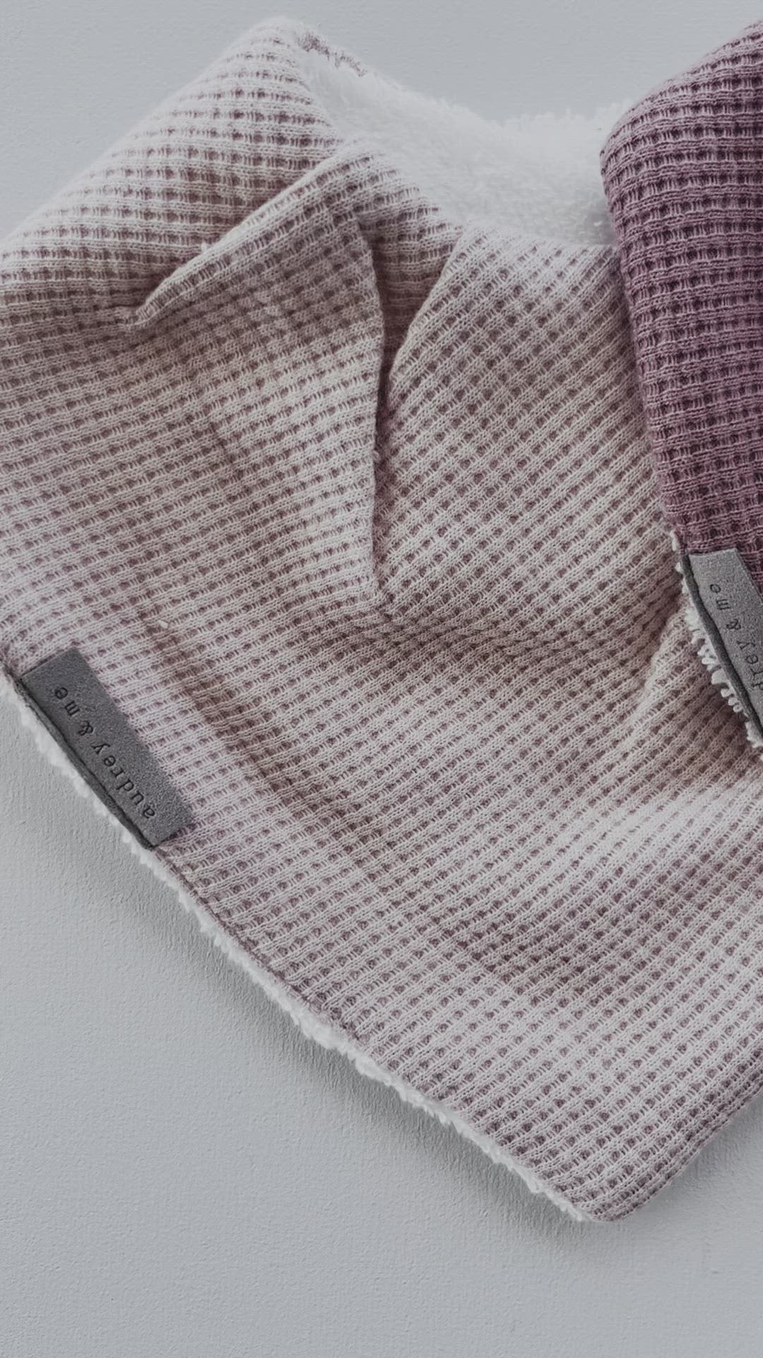 Bandana Bib Pack - Waffle Rose Tones