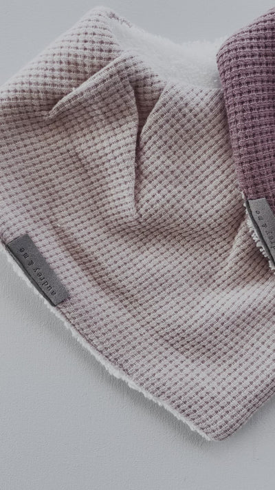 Bandana Bib Pack - Waffle Rose Tones