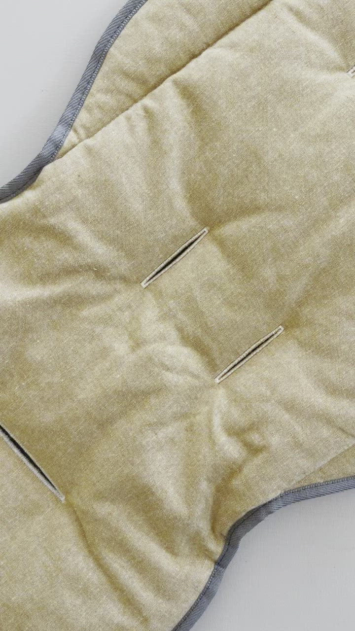 Pram Liner - Linen Mustard
