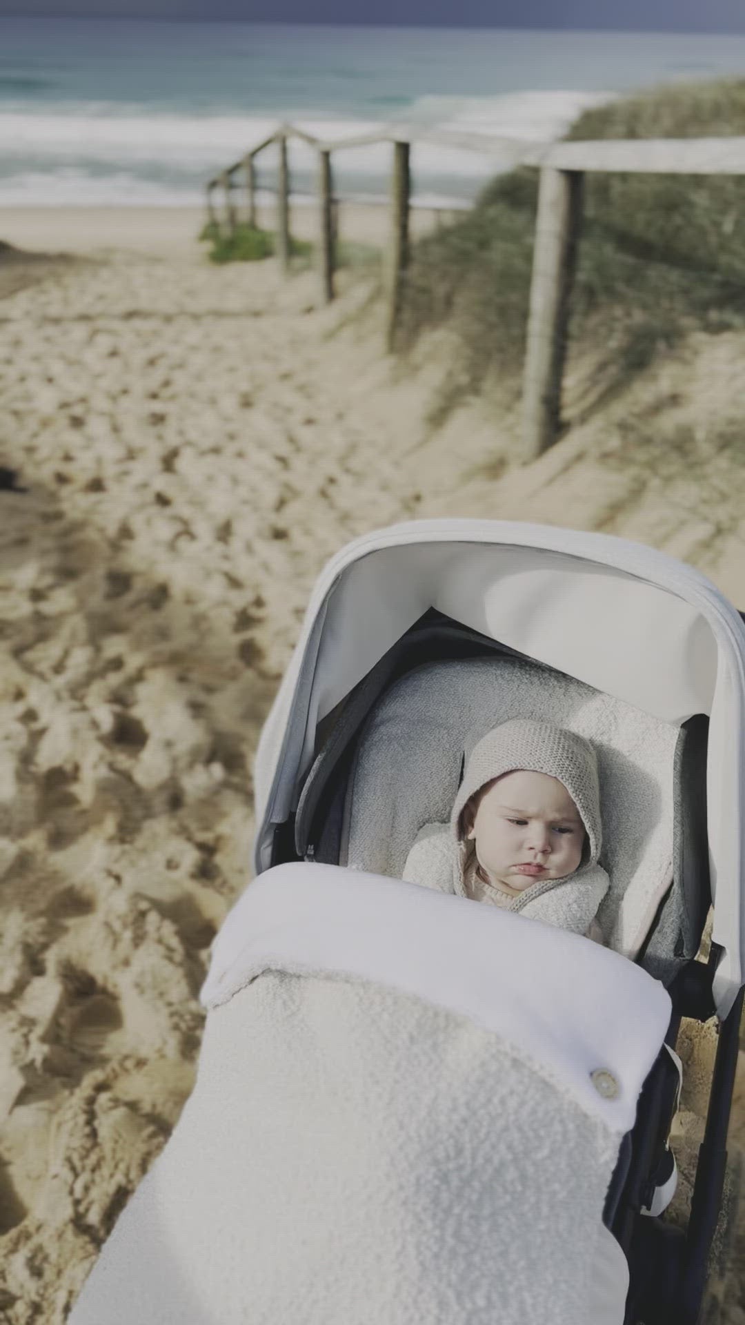 Pram Liner - Bouclé (Must be selected as a main design, not as the reverse side)
