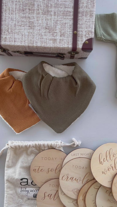 Bonnet & Booties Baby Gift Box - Boy