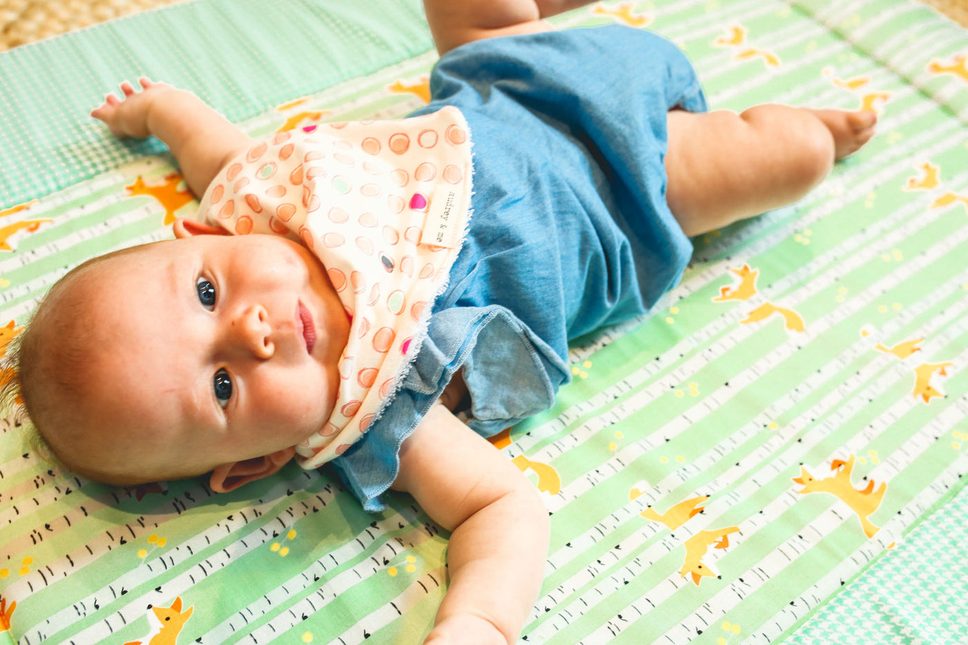 Bandana Bib - Melon Burst - Audrey & Me
 - 3