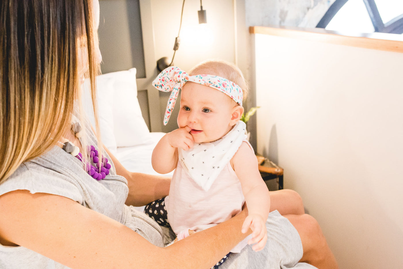 Bandana Bib - Plus Cross - Audrey & Me
 - 4